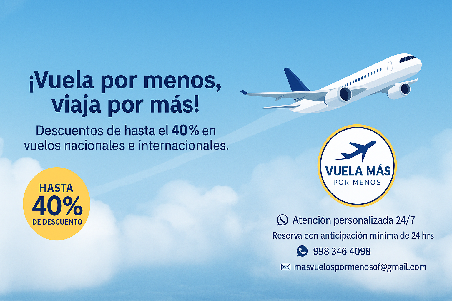 Portada Vuela Más por Menos